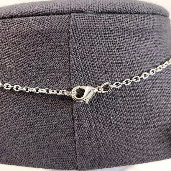 ❤️ Double Silver Heart Pendant Necklace - Picture 7 of 8